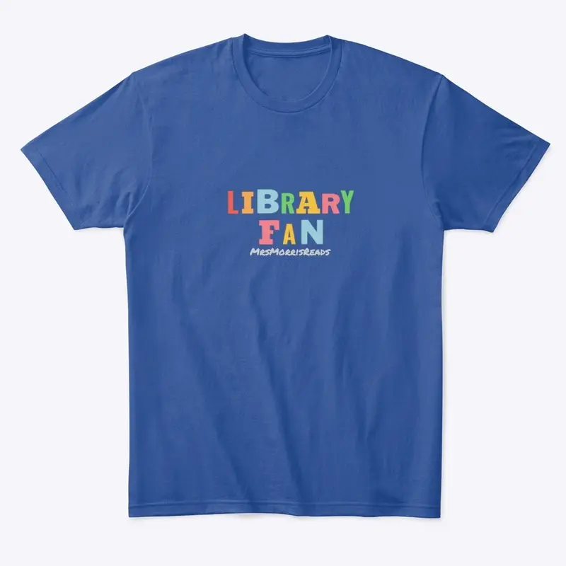 Library Fan Adult Size Tee